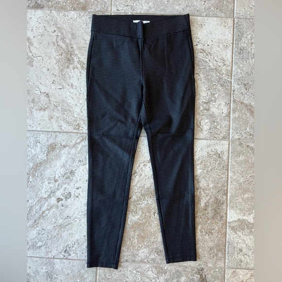 Loft NWT Houndstooth Coated Ponte Leggings, Black Multi, S - Picture 10 of 10